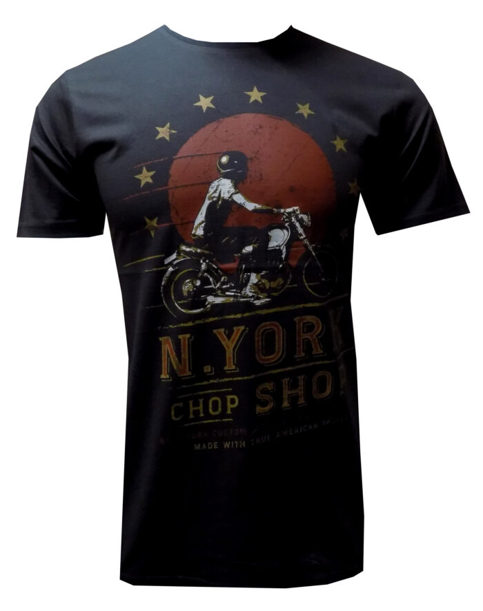 Μπλούζα Κοντομάνικη Μακό Καφέ SS NY CHOP SHOP BR
