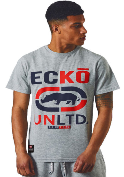 Μπλούζα Κοντομάνικη Μακό Γκρι ECKO BRANDS HATCH